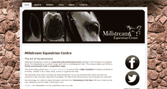 Desktop Screenshot of millstreamequestrian.com