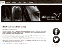 Tablet Screenshot of millstreamequestrian.com
